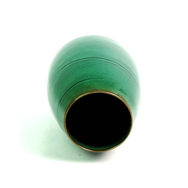 Vaso de Cerâmica Japonesa para Ikebana Takenoko 9cm x 24 5cm