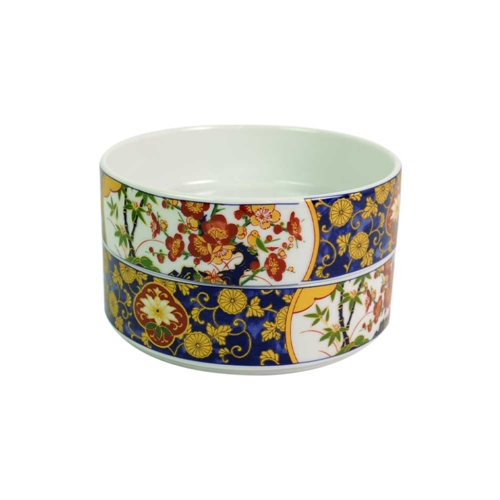 Jogo de Tigelas em Porcelana Azul Floral 4 peças, Compre Online