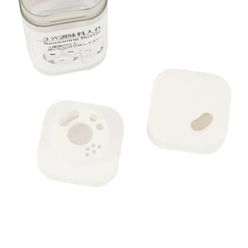 Porta Temperos Quadrado de Plástico Japonês 3 em 1 Echo – 100ml