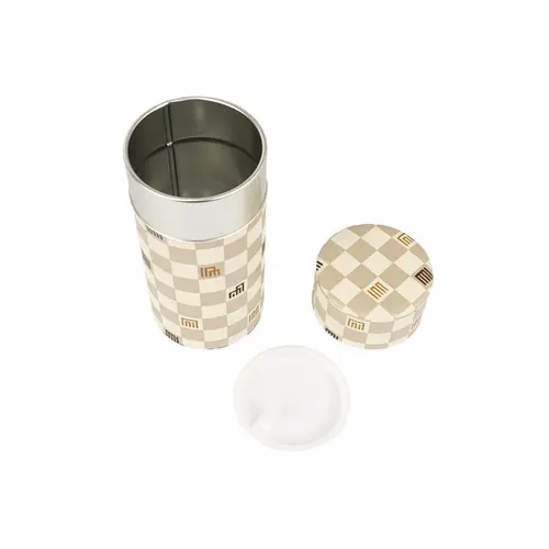 Porta Chá Redondo de Aço Inox Japonês Genkijou – 7,5cm