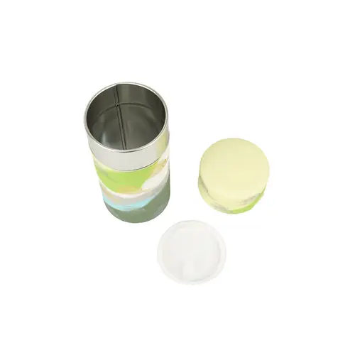 Porta Chá Redondo de Aço Inox Japonês Kamogawa G – 7,5cm