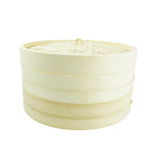 Vaporizador de Bambu Tradicional (2 Andares) - 30,5 cm