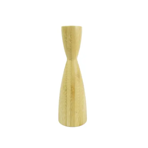 Castiçal em Bambu Natural - 17cm