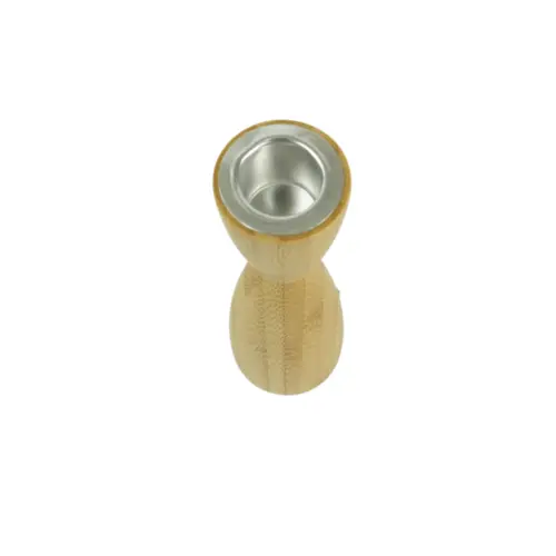 Castiçal em Bambu Natural - 17cm