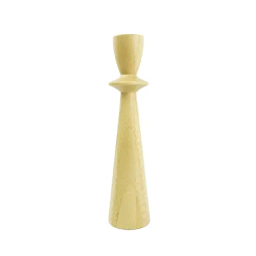 Castiçal em Bambu Natural - 23cm