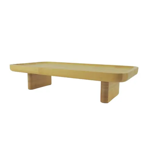 Bandeja Elevada de Bambu - 38cm