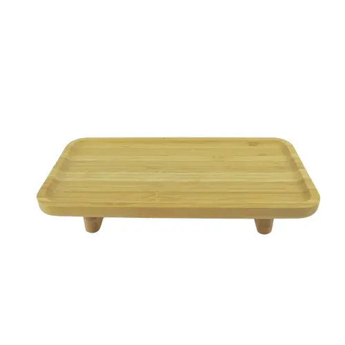 Bandeja Elevada de Bambu - 38cm