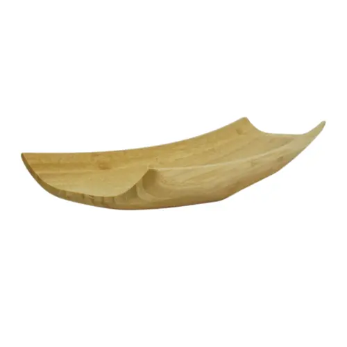 Bandeja Retangular de Bambu - 40cm