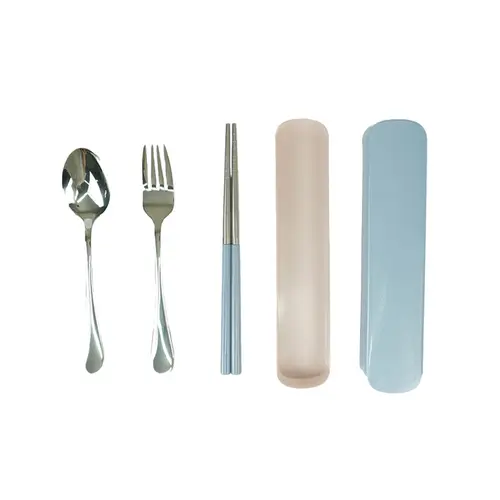 Kit Talheres Azul - 4 Peças