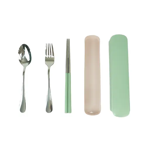 Kit Talheres Verde - 4 Peças
