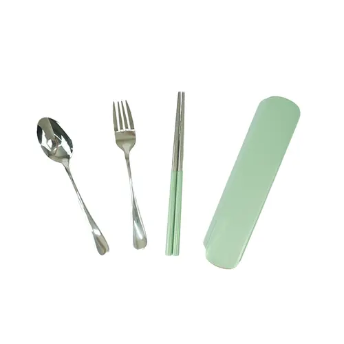Kit Talheres Verde - 4 Peças