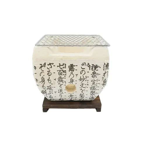 Churrasqueira Quadrada de Mesa - 14cm