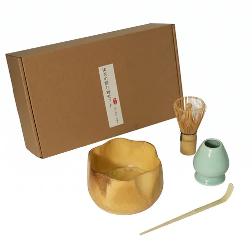 Kit Matcha de Bambu - 4 Peças