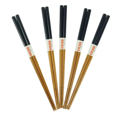 Conjunto de Hashi de Bambu Azul Marinho Tenman-ya – 5 peças