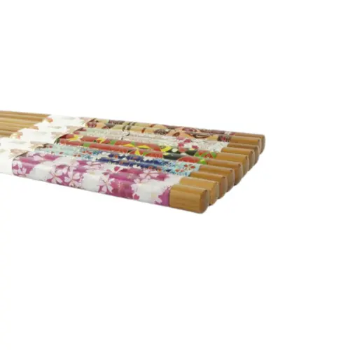 Conjunto de Hashi de Bambu Hanami Tenman-ya – 5 peças
