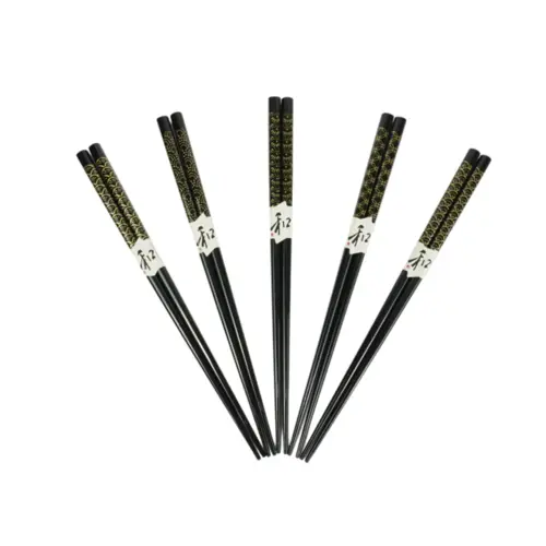Conjunto de Hashi de Bambu Moyou Tenman-ya – 5 peça