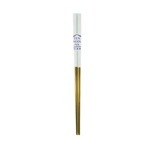 Hashi de Aço Inox White and Gold Tenman-ya – 21cm