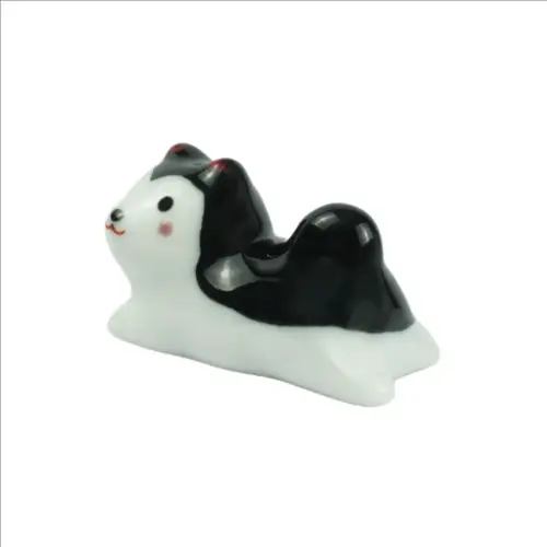 Descanso de Porcelana para Hashi Black Shiba – 5,5cm
