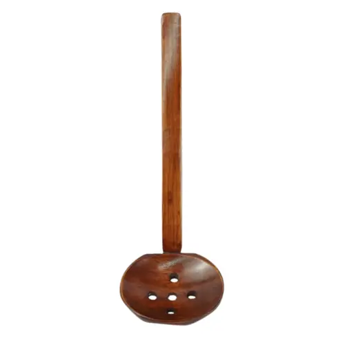 Colher de Madeira com Furos para Lámen – 21cm
