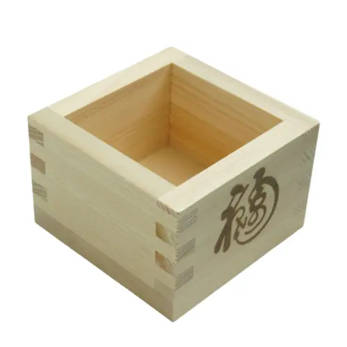 Masu para Saquê Tradicional Japonês de Madeira Hinoki