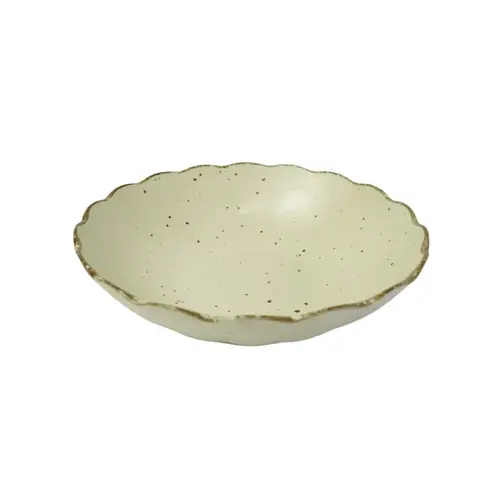 Tigela Ondulada Creme