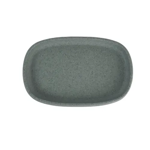 Prato Oval em Melamina - 21cm – Linha Shibui